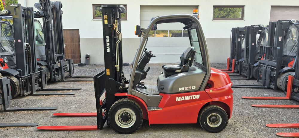 Wózek Widłowy Manitou MI25D - Rok 2018r. - Tylko 1230 mth ! - Diesel - Triplex 5 m - Wolna 4 sekcja - Maszyna jak Nowa