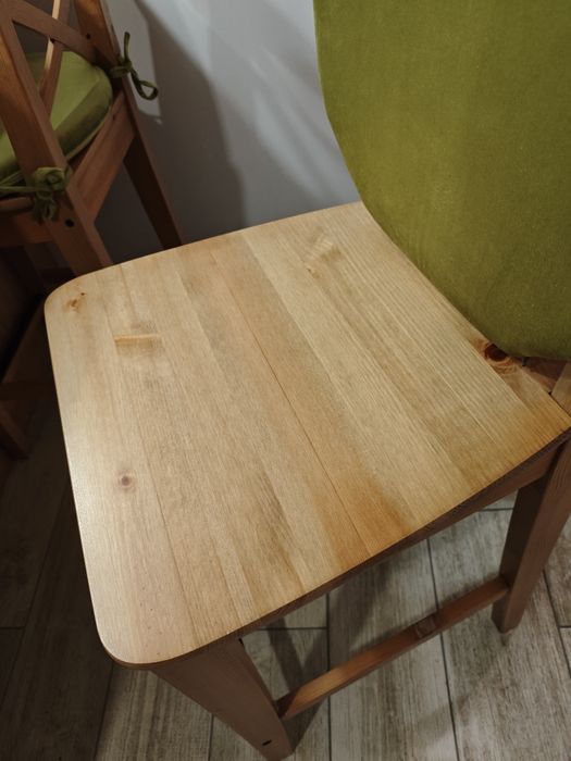 Krzesło barowe z oparciem hoker IKEA 2 szt.