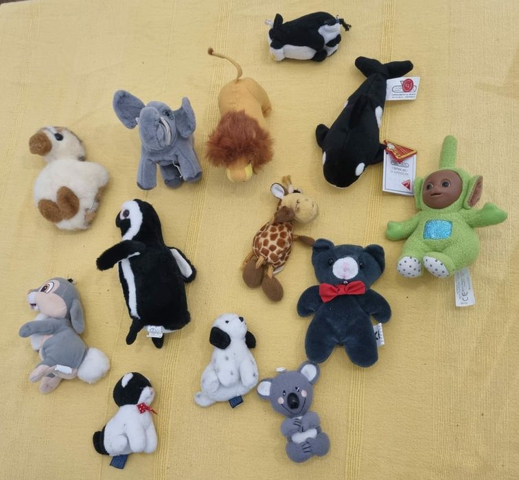 Lote Pequenos Animais em Peluche Vários