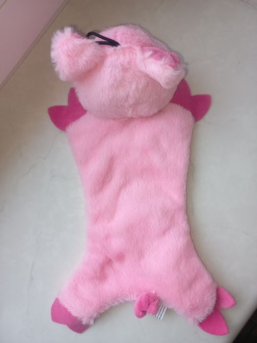 М'яка іграшка- пищалка для собак Petface Buddies Crinkle Flat Pig.