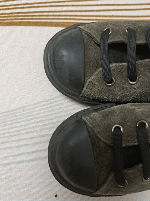 Замшевые кеды Prada