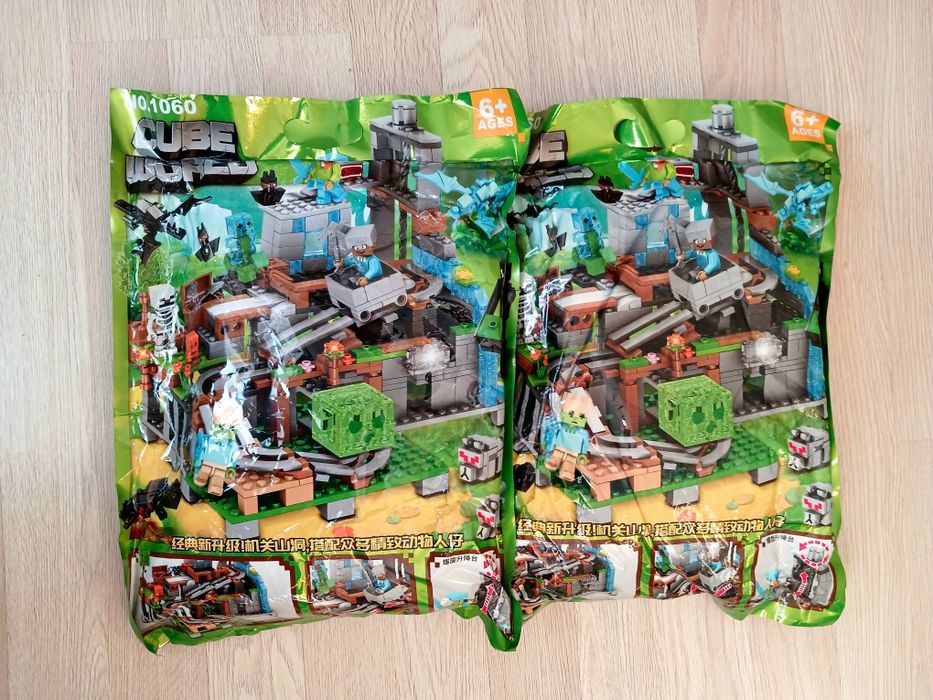 Конструктор Майнкрафт My World Гірська печера шахта з героями