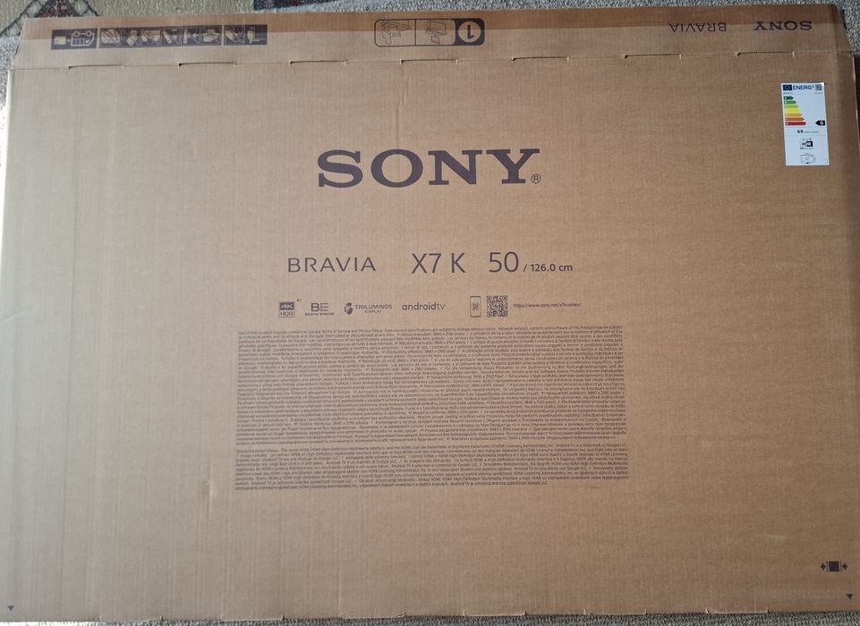 Smart TV Sony 50 cali 4K UHD HDR Android TV
