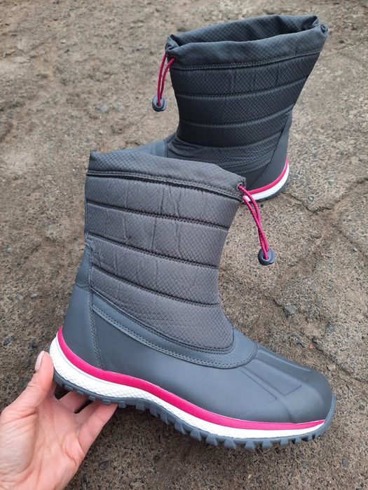 зимние Непромокаемые термосапоги сапоги чоботи дутики Mountain р.39