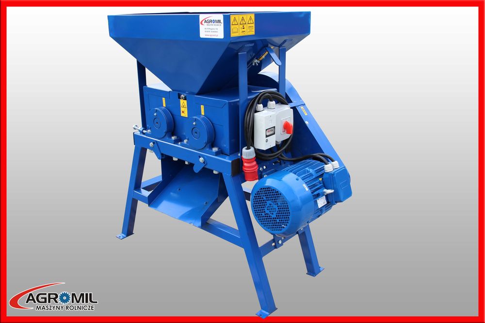 Gniotownik zgniatacz do ziarna  do zboża Masz rol T270/300/ silnik 7,5 KW Promocja , wyprzedaż od ręki wysyłka 24 godz.