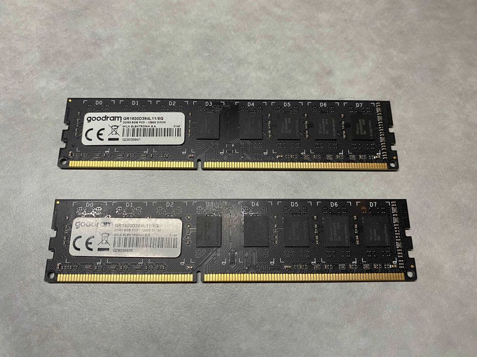 RAM goodram DDR3 16GB (2x8GB) 1600MHz CL 11