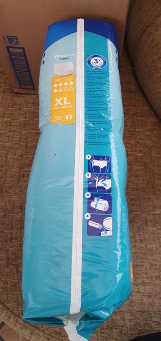 Majtki tena proskin XL  120-160 cm
