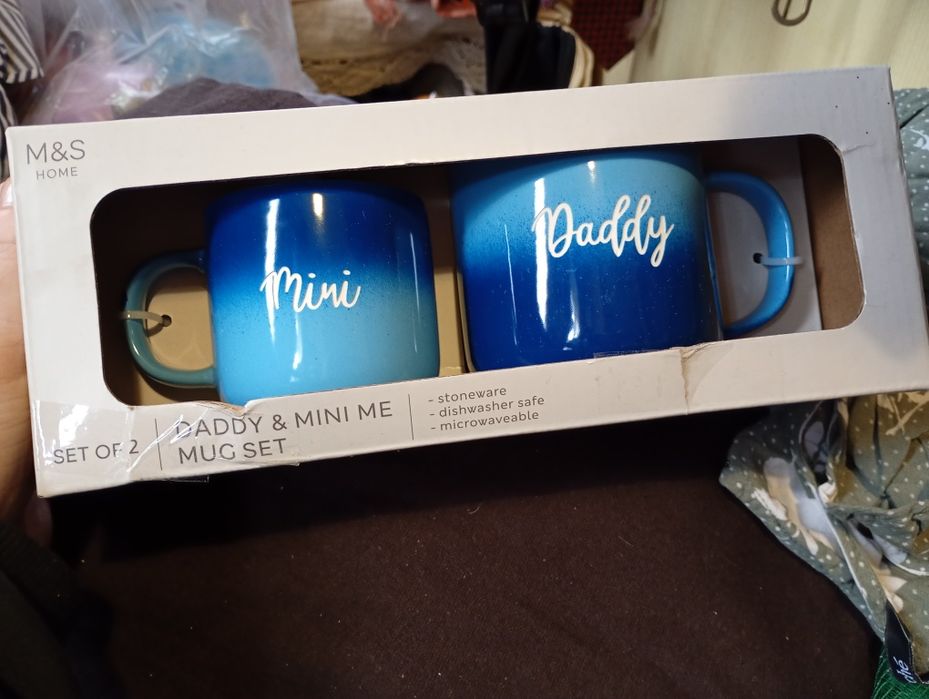 Zestaw 2 kubków dla taty i dziecka Marks&Spencer