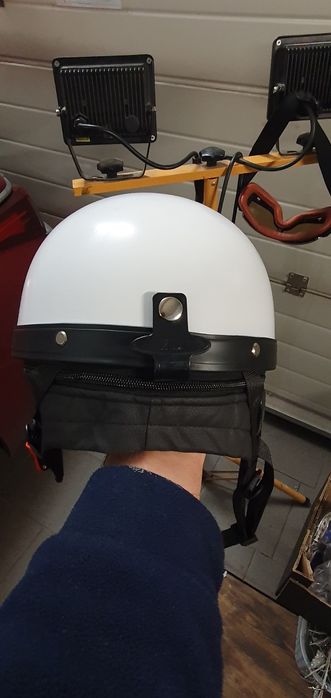 Kask orzeszek prl gogle