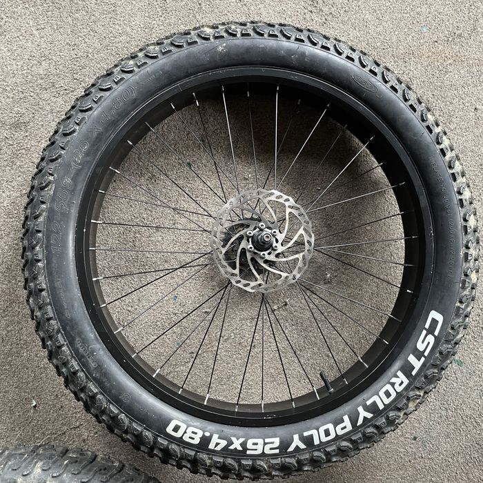 Tylne koło do fatbike 26x4,8, komplet, nowa opona