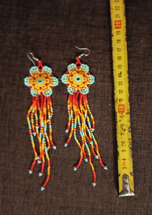 Kolczyki z koralików