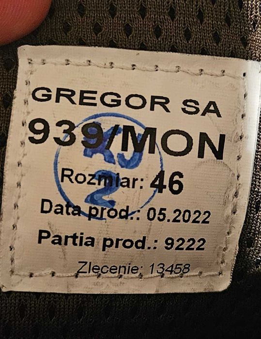 Buty wojskowe 46r 939/Mon Gregor
