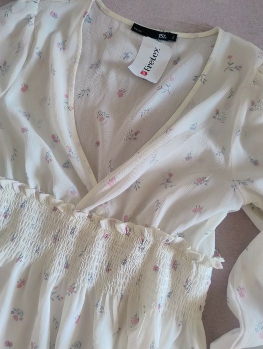 Nowa kremowa sukienka Lager 157 rozm.S
