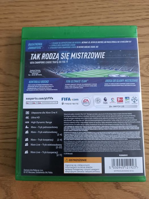 Gra XBOX ONE Fifa 19
