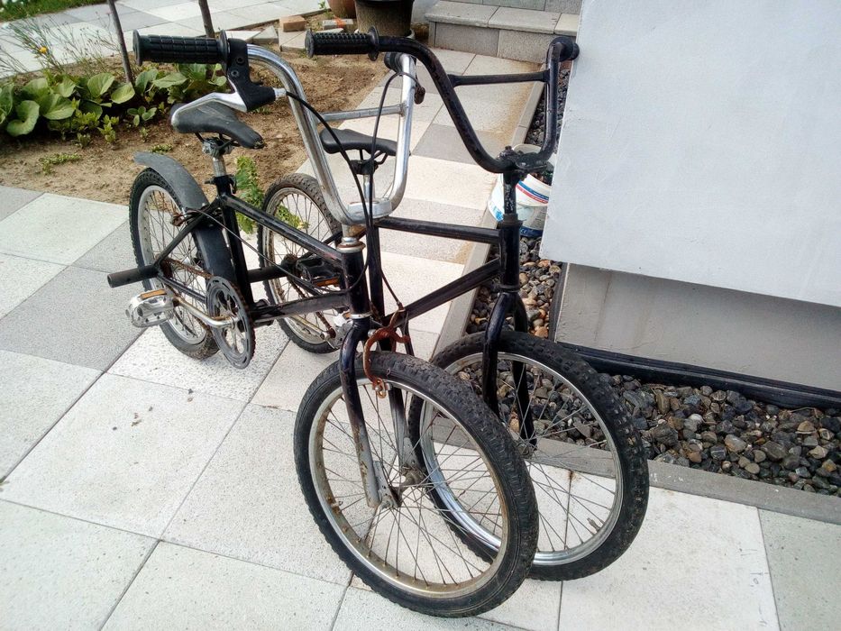 Rowery typu BMX 2 sztuki do naprawy lub na części