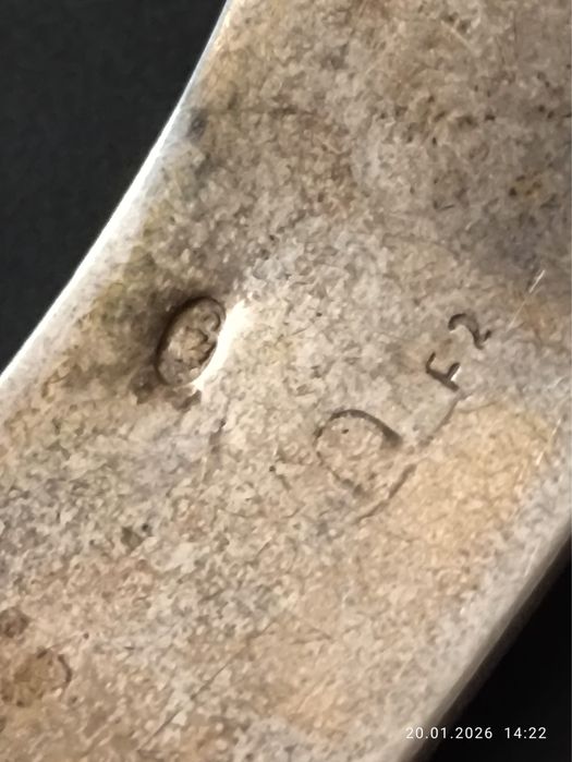 Stara stebrna bransoleta próba 800