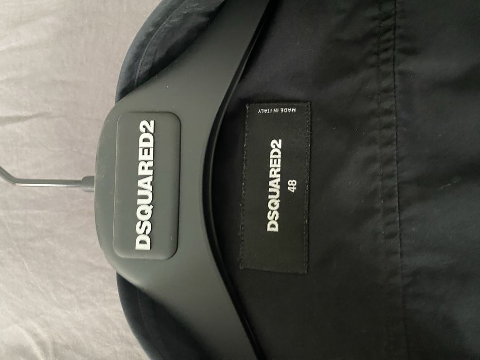 Dsquared2 koszula męska czarna IT48 slim