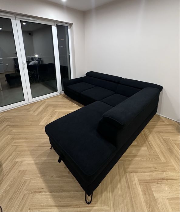 Narożnik Agata Meble Czarny