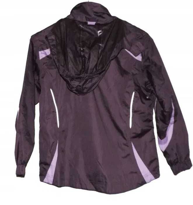 Wodoodporna kurtka na podszewce z kapturem rozmiar 140 | 76E