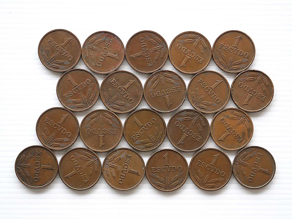 Lote de 21 Moedas 1 Escudo 1972