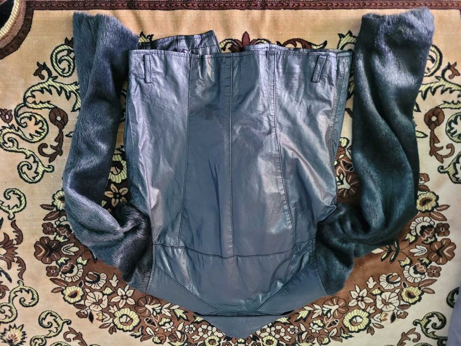 Кожана куртка на осінь