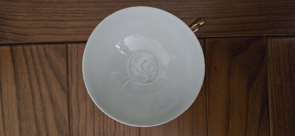 Serviço de café completo com 6 chávenas loiça chinesa autêntica