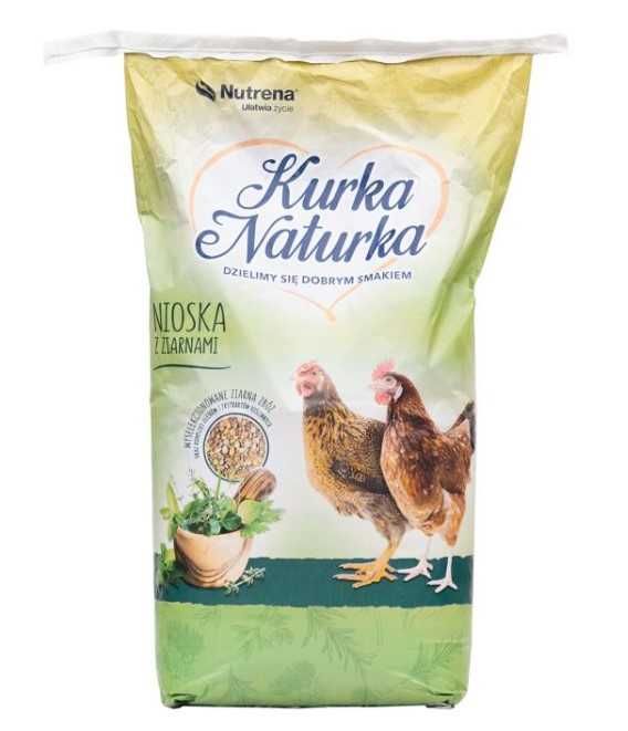 Karma dla kur Kurka Naturka nioska z ziarnami 20 kg