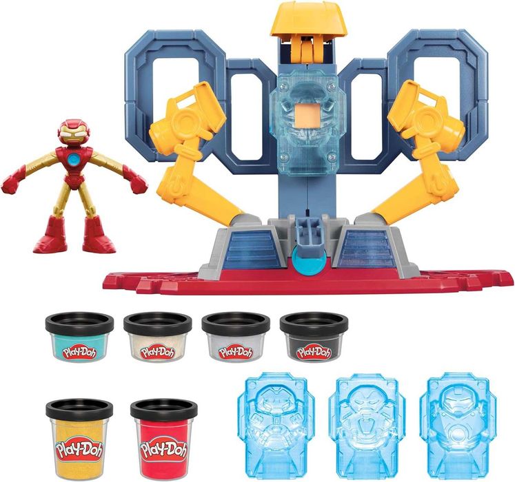 Ігровий набір для ліплення Play-Doh Marvel Iron Man Залізна людина!