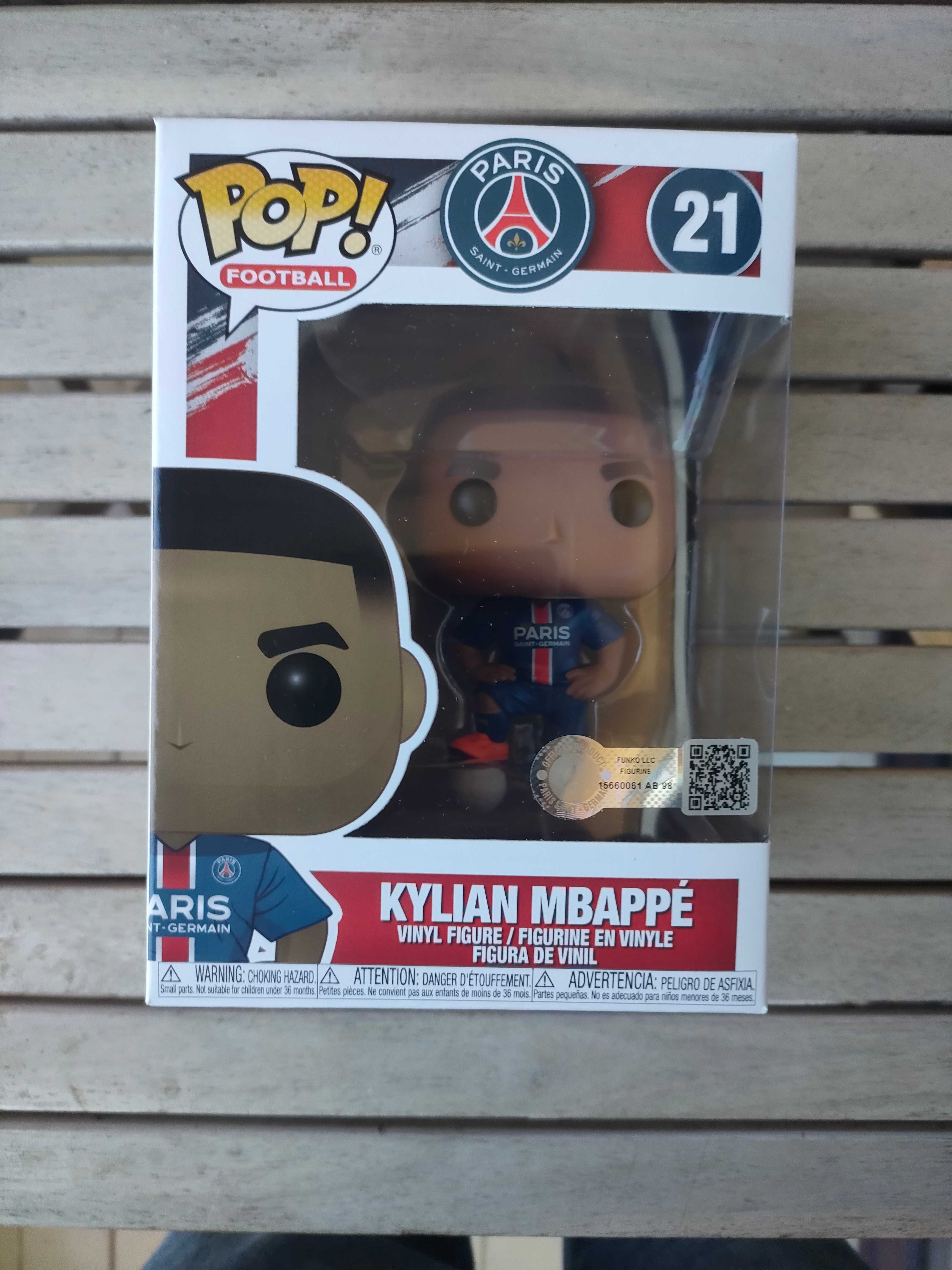 Funko Pop Football Paris Saint Germain Kylian Mbappe 21 Custóias