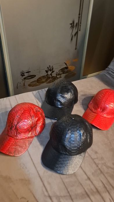 Кепка из кожи питона (Rubber) — Премиум качество по цене закупки