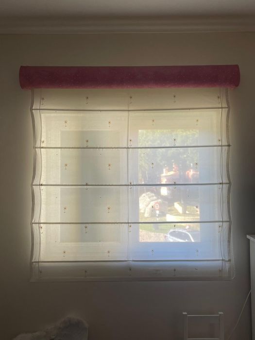 Sanefa em tecido da Designers Guild e estore japones