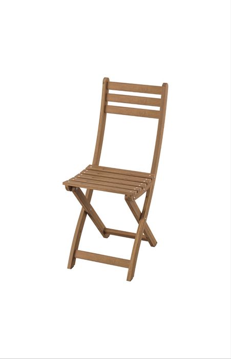 3 cadeiras Cadeiras de Exterior Dobráveis IKEA ASKHOLMEN – Madeira de Acácia