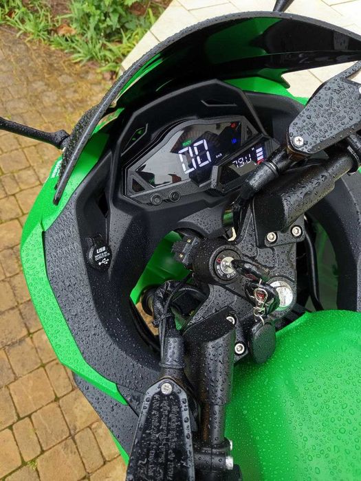 140км/ч Электромотоцикл Ninja 2950 WLi-on Електробайк Гарантія Green