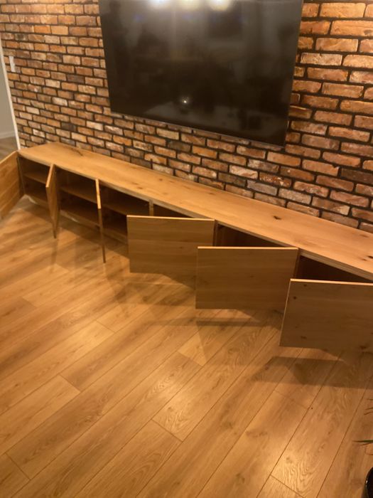 Szafka rtv dębowa , komoda dąb , meble loft