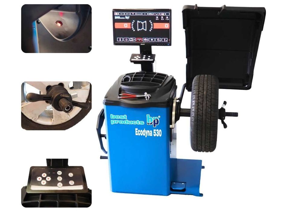 BEST PRODUCTS ECODYNA 530 Automatyczna wyważarka do kół samochodów osobowych i dostawczych