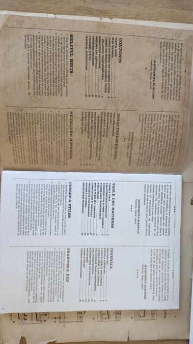 Receiver Technics National SA-5600X - Old Instruction Manual64750575280514122