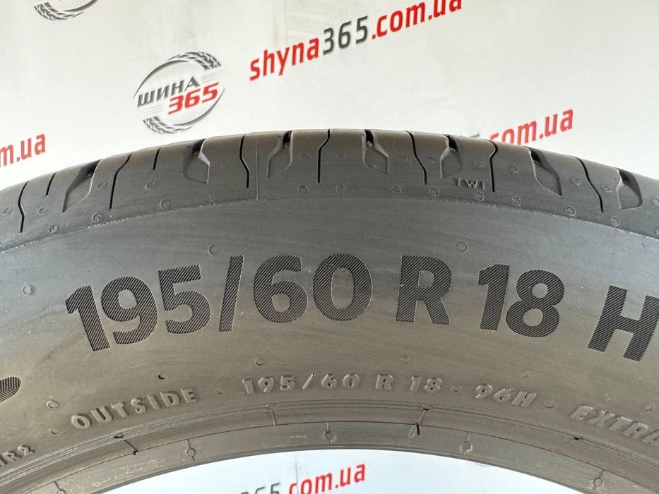 резина бу 195/60 r18 continental ecocontact 6 5mm