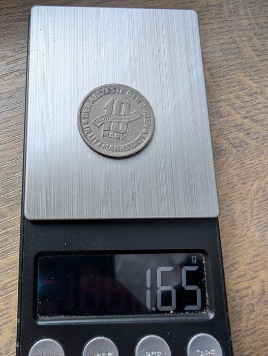 Moneta GETTO - 10 MAREK 1943 Magnez stan 2