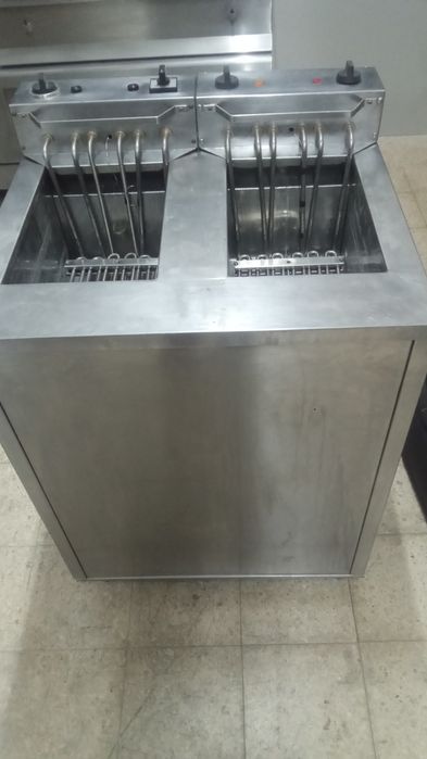 Fritadeira dupla industrial elétrica