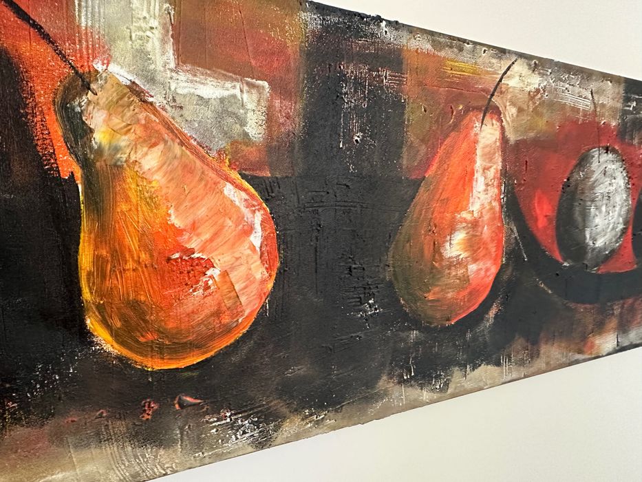 Quadro decorativo pintado a mão