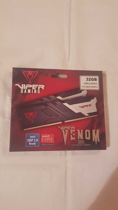 Модули памяти DDR5 2x16GB/6200 Patriot Viper Venom(на гарантии)