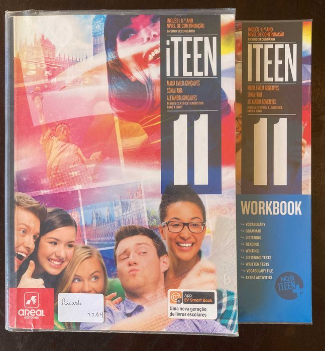 Livros Escolares 11 Ano Encadernados - iTeen 11 - Novos Contextos - Outras Expressões - Novo 11F - Novo Jogo de Partículas