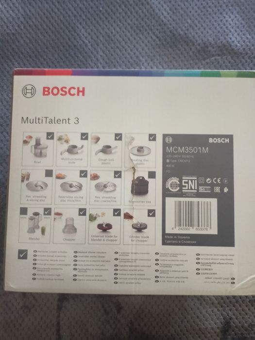 Processador de Alimentos BOSCH MCM3PM386 MultiTalent 3 Plus