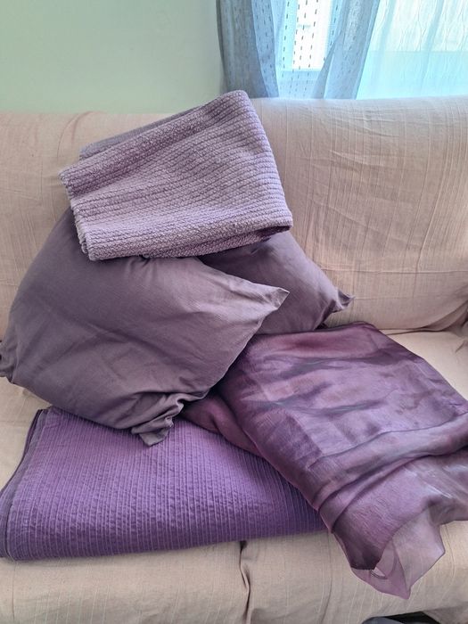 Colcha com cortinados