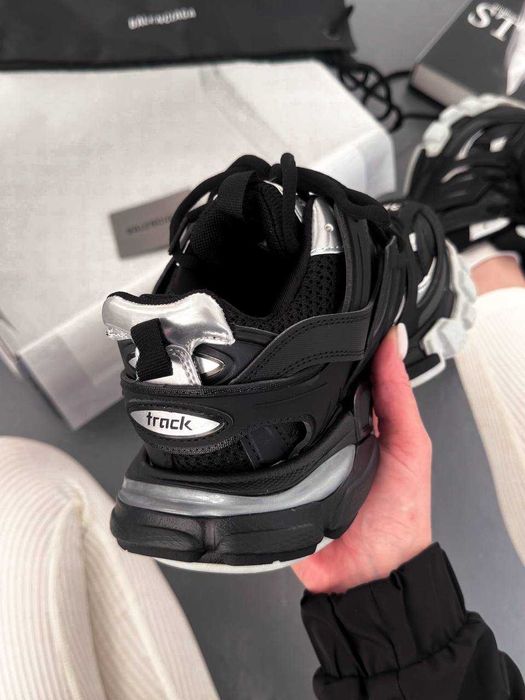 !SALE! Balenciaga Track 3.0 Black Silver 36 37 38 39 40 41 42 43 44 45