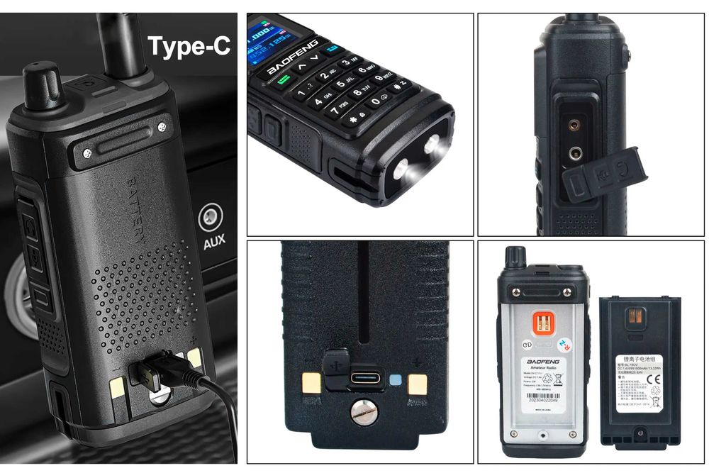 Rádio Baofeng UV-17 Pro 6 Bandas com GPS