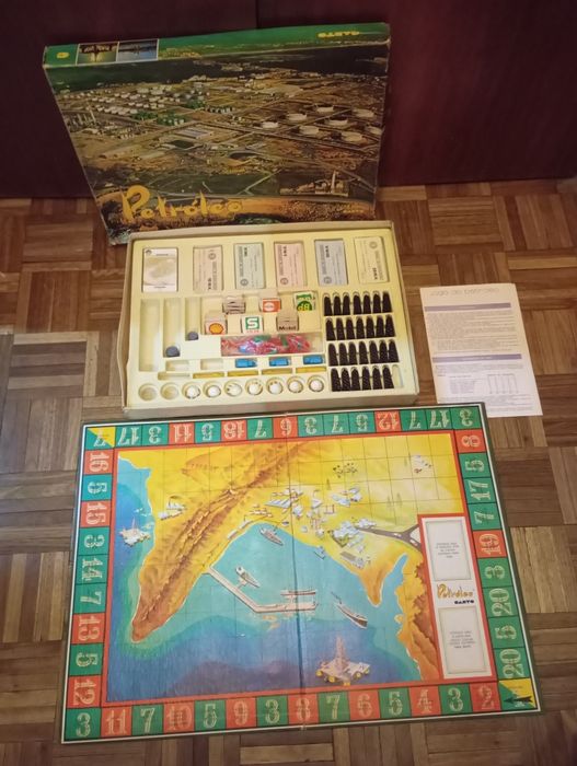 Petróleo da carto, jogo anos 70. Antiguidade
