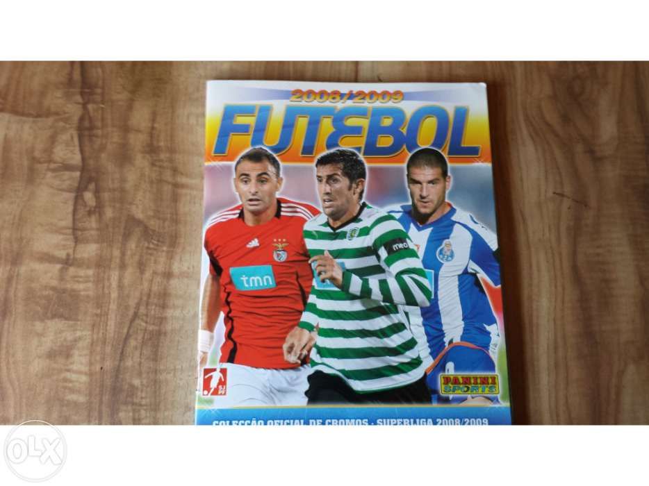 Cadernetas cromos futebol