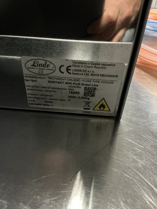 Lindr Kontakt 40K Profi - Máquina de imperial com 2 torneiras