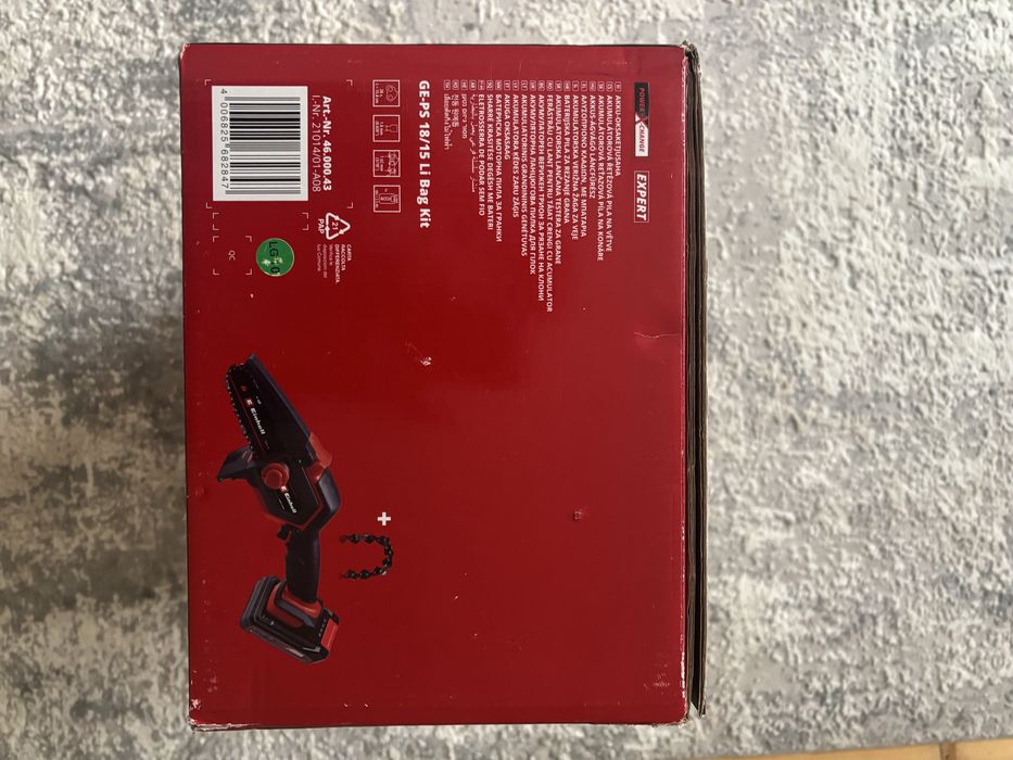 Пила міні акумуляторна Einhell PXC GE-PS 18/15 Li Bаg Kit 2.5 Ah